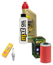 Inspektionspaket 1L 10W-40 + Ölfilter + 1x Zündkerze für SYM VS 125 ccm