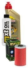 Inspection package 1L 10W-40 + oil filter + 1x spark plug for SYM VS 125 ccm
