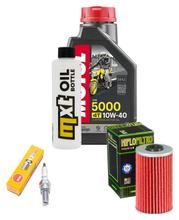Inspektionspaket 1L 10W-40 + Ölfilter + 1x Zündkerze für SYM VS 125 ccm