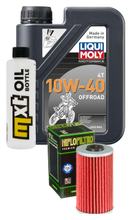 Paquete de inspección 1L 10W-40 + filtro de aceite + 1x bujía para SYM VS 125 ccm