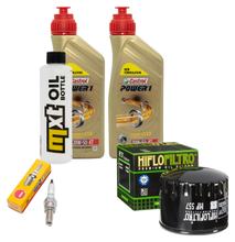 Inspekční balíček 2L 20W-50 + olejový filtr + 1x zapalovací svíčka pro SYM CityCom i 300 ccm