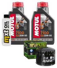 Inspekční balíček 2L 20W-50 + olejový filtr + 1x zapalovací svíčka pro SYM CityCom i 300 ccm