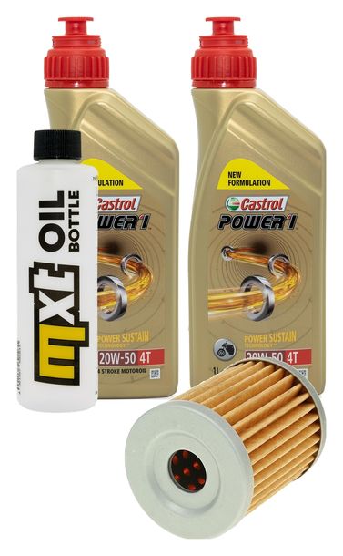 Inspektionspaket 2L 20W-50 + Ölfilter + 1x Zündkerze für SYM Maxsym i 400 ccm