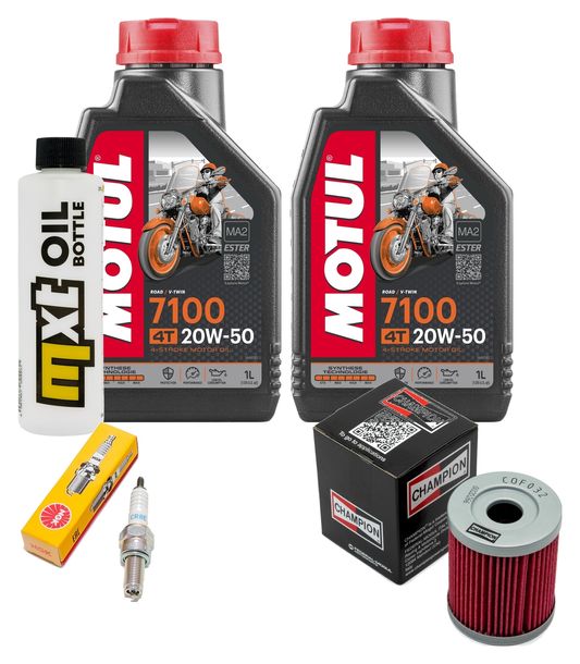 Inspektionspaket 2L 20W-50 + Ölfilter + 1x Zündkerze für SYM Maxsym i 400 ccm