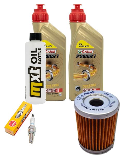 Inspektionspaket 2L 20W-50 + Ölfilter + 1x Zündkerze für SYM Maxsym i 400 ccm