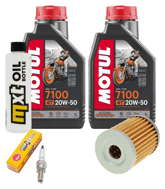Inspektionspaket 2L 20W-50 + Ölfilter + 1x Zündkerze für SYM Maxsym i 400 ccm
