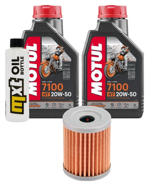 Inspektionspaket 2L 20W-50 + Ölfilter + 1x Zündkerze für SYM Maxsym i 400 ccm