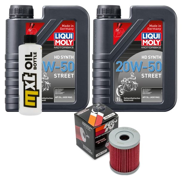 Inspektionspaket 2L 20W-50 + Ölfilter + 1x Zündkerze für SYM Maxsym i 400 ccm