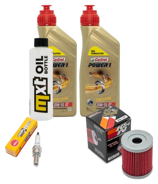 Inspektionspaket 2L 20W-50 + Ölfilter + 1x Zündkerze für SYM Maxsym i 400 ccm