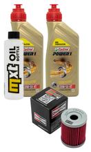Paquete de inspección 2L 20W-50 + filtro de aceite + 1x bujía para SYM Maxsym i 400 ccm