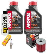Inspekční balíček 2L 20W-50 + olejový filtr + 1x zapalovací svíčka pro SYM Maxsym i 400 ccm
