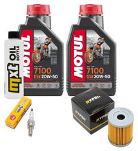 Inspekční balíček 2L 20W-50 + olejový filtr + 1x zapalovací svíčka pro SYM Maxsym i 400 ccm