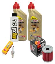 Pacote de Inspeção 2L 20W-50 + Filtro de Óleo + 1x Vela de Ignição para SYM Maxsym i 400 ccm