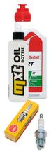 1L 2-stroke oil inspection package + 1x spark plug for Yamaha Neos Aerox 100 ccm