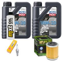 Inspectiepakket 2L 10W-30 + Oliefilter + 1x Bougie voor Yamaha XC F Cygnus 125 ccm Bj. 2000