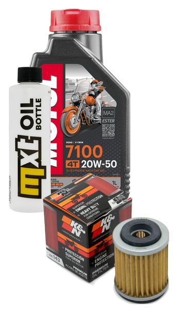 Inspektionspaket 1L 20W-50 + Ölfilter + 1x Zündkerze für Yamaha XC Cygnus X 125 ccm Bj. 2005