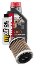 Pacchetto di ispezione 1L 20W-50 + filtro olio + 1x candela per Yamaha XC Cygnus X 125 ccm Anno 2005