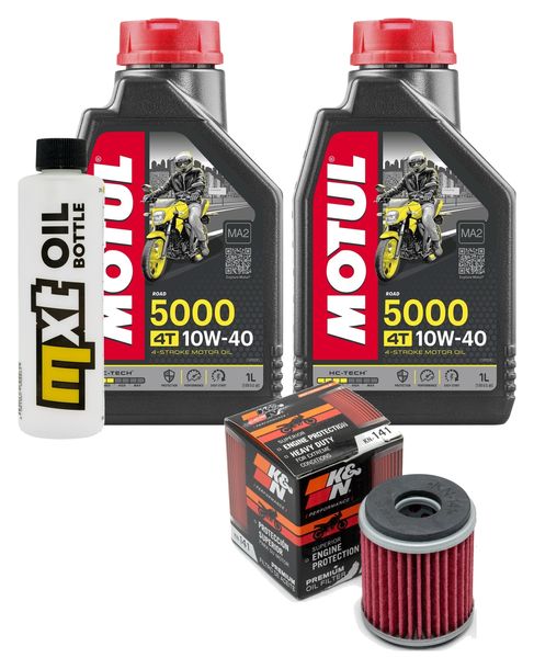 Inspektionspaket 2L 10W-40 + Ölfilter + 1x Zündkerze für Yamaha YP Majesty 125 ccm Bj. 2001