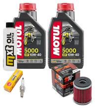 Pacchetto di ispezione 2L 10W-40 + filtro olio + 1x candela per Yamaha YP Majesty 125 ccm Anno 2001
