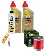 Inspection package 2L 20W-50 + oil filter + 1x spark plug for Yamaha VP X-City YP X-Max 125 ccm Year 2008 - 2010