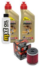 Inspektionspaket 2L 20W-50 + Ölfilter + 1x Zündkerze für Yamaha VP X-City YP X-Max 125 ccm Bj. 2008 - 2010