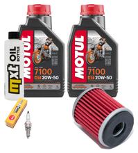 Inspektionspaket 2L 20W-50 + Ölfilter + 1x Zündkerze für Yamaha VP X-City YP X-Max 125 ccm Bj. 2008 - 2010