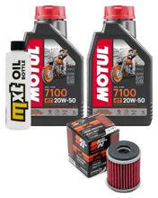 Kit d'inspection 2L 20W-50 + filtre à huile + 1x bougie pour Yamaha VP X-City YP X-Max 125 ccm Année 2008 - 2010