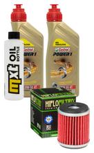 Pacchetto di ispezione 2L 20W-50 + filtro olio + 1x candela per Yamaha VP X-City YP X-Max 125 ccm Anno 2008 - 2010