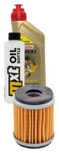 Pacchetto di ispezione 1L 10W-40 + filtro olio + 1x candela per Yamaha YP R X-Max 125 ccm Anno 2014