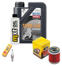 Pacchetto di ispezione 1L 10W-40 + filtro olio + 1x candela per Yamaha YP R X-Max 125 ccm Anno 2014