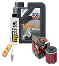 Inspectiepakket 1L 10W-40 + Oliefilter + 1x Bougie voor Yamaha YP R X-Max 125 ccm Bj. 2014