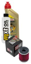 Inspektionspaket 1L 10W-40 + Ölfilter + 1x Zündkerze für Yamaha YP R X-Max 125 ccm Bj. 2014