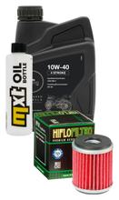 Inspektionspaket 1L 10W-40 + Ölfilter + 1x Zündkerze für Yamaha YP R X-Max 125 ccm Bj. 2014