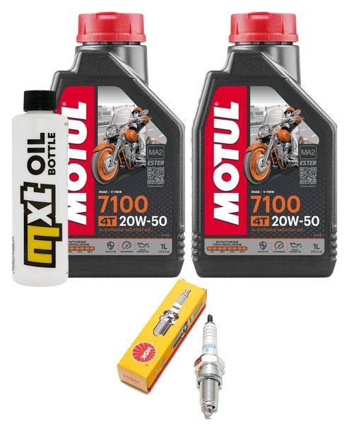 Inspektionspaket 2L 20W-50 + Ölfilter + 1x Zündkerze für Yamaha VP X-City 250 ccm
