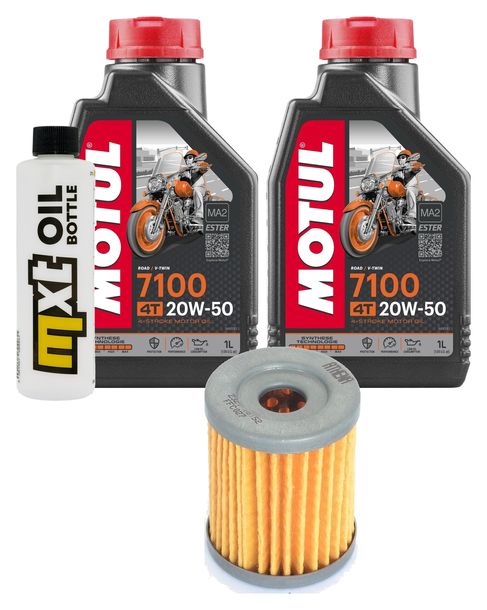 Inspektionspaket 2L 20W-50 + Ölfilter + 1x Zündkerze für Yamaha YP Majesty 400 ccm Bj. 2004 - 2005