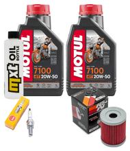 Pacote de Inspeção 2L 20W-50 + Filtro de Óleo + 1x Vela de Ignição para Yamaha YP Majesty 400 ccm Ano de Fabricação 2004 - 2005