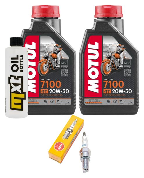 Inspektionspaket 2L 20W-50 + Ölfilter + 1x Zündkerze für Yamaha YP Majesty 400 ccm Bj. 2009
