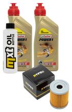 Kit d'inspection 2L 20W-50 + filtre à huile + 1x bougie pour Yamaha YP Majesty 400 ccm Année 2009