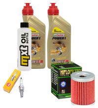 Pacote de Inspeção 2L 20W-50 + Filtro de Óleo + 1x Vela de Ignição para Yamaha YP Majesty 400 ccm Ano. 2009