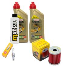 Inspektionspaket 2L 10W-40 + Ölfilter + 1x Zündkerze für Yamaha YP R X-Max 400 ccm Bj. 2013