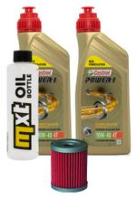 Inspektionspaket 2L 10W-40 + Ölfilter + 1x Zündkerze für Yamaha YP R X-Max 400 ccm Bj. 2013
