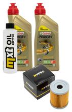 Inspektionspaket 2L 10W-40 + Ölfilter + 1x Zündkerze für Yamaha YP R X-Max 400 ccm Bj. 2013