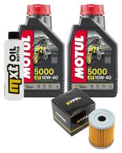 Kit d'inspection 2L 10W-40 + filtre à huile + 1x bougie pour Yamaha YP R X-Max 400 ccm Année 2013