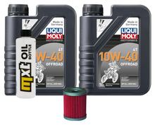 Inspectiepakket 2L 10W-40 + Oliefilter + 1x Bougie voor Yamaha YP R X-Max 400 ccm Bj. 2013