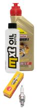 Pacote de Inspeção 1L 20W-50 + Filtro de óleo + 1x Vela de ignição para Znen F8 Zoom 125 ccm Ano 18