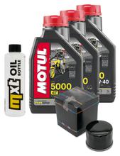 Inspection package 3L 10W-40 + oil filter + 2x spark plug for Yamaha XP T-Max 500 ccm Year 2008
