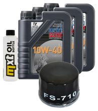 Inspektionspaket 3L 10W-40 + Ölfilter + 2x Zündkerze für Yamaha XP T-Max 500 ccm Bj. 2008