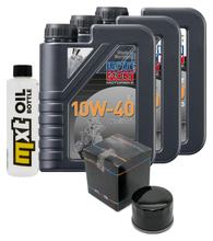 Inspektionspaket 3L 10W-40 + Ölfilter + 2x Zündkerze für Yamaha XP T-Max 500 ccm Bj. 2008