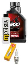 Inspektionspaket 1L 2-Takt-Öl + 1x Zündkerze für Yamaha RDM 50 ccm