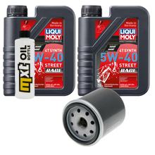 Inspektionspaket 2L 5W-40 + Ölfilter + 1x Zündkerze für Piaggio X8 250 ccm